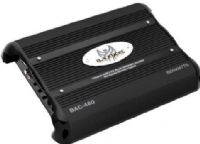Blackmore BAC-480 Two Channel Amplifier, Maximum Power 1500 Watts, RMS Power 300W x 1 at 0.01% THD, 4 OHMS, Variable Low Pass Crossover, Variable Bass Boost Control, Remote Subwoofer Level Control, Chrome Plated RCA Inputs, Variable Gain Control, LED Power and Protection Indicators (BAC480 BAC-480 BAC 480) 