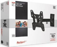 Barkan E23 LED/LCD Wall Mount, Black, 3 Movement (Rotate, Swivel & Tilt), Compatible to Ultra Slim screens up to 37" and to standard screens according to their weight, Max. Weight 55 lbs/ 25 kg, Minimum distance from wall 3.3"/8.3 cm, Maximum distance from wall 10"/25.4 cm, Fits LCD mounting holes up to 200X200mm (VESA), UPC 850028002346 (BARKANE23 BARKAN-E23) 