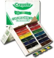 Crayola BAS135 Long Colored Pencil Class Pack 426 Piece; Colors subject to change; Preferred by teachers; Made with thick, soft leads so they won't break easily under pressure; Pre-sharpened; Non-toxic; Class packs include 12 pencil sharpeners; Dimensions 14.94" x 11.63" x 2.75"; Weight 6 Lbs; UPC 071662084622 (CRAYOLABAS135 CRAYOLA BAS135 BAS 135 CRAYOLA-BAS135 BAS-135) 