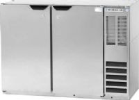 Beverage Air BB48HC-1-S-27 Back Bar Refrigerator with 2 Solid Doors and Stainless Steel Top - 48", 12.1 cu. ft. Capacity, 5 Amps, 1/4 HP Horsepower, 1 Phase, 2 Number of Doors, 2 Number of Kegs, 4 Number of Shelves, 60 Hertz, Counter Height Top, Narrow Nominal Depth, Swing Door, Solid Door, Side Mounted Compressor Location, 30° - 45° Temperature Range, 36" W x 18.50" D x 29.50" H Interior Dimensions (BB48HC-1-S-27 BB48HC 1 S 27 BB48HC1S27) 