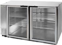 Beverage Air BB58HC-1-G-S Back Bar Refrigerator with 2 Glass Doors - 59", 23.7 cu. ft. Capacity, 7.4 Amps, 60 Hertz, 1 Phase, 115 Voltage, 1/3 HP Horsepower, 2 Number of Doors, 2 Number of Kegs, 4 Number of Shelves, Counter Height Top Type, Side Mounted Compressor Location, Swing Door Style, Glass Door, Standard Nominal Depth, Environmentally-safe R290 refrigerant, LED bulbs last 10x longer than fluorescent bulbs, Stainless Steel  Exterior Finish (BB58HC-1-G-S BB58HC 1 G S BB58HC1GS) 