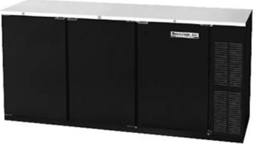 Beverage Air BB72HC-1-F-PT-B Refrigerated Open Food Rated Back Bar Pass-Thru Storage Cabinet, 72
