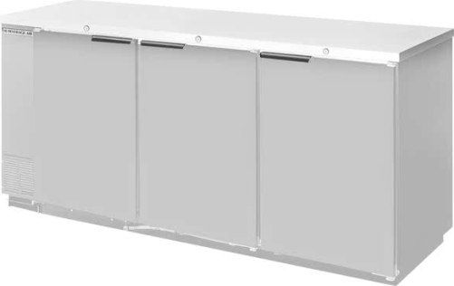 Beverage Air BB72HC-1-F-S-27 Back Bar Refrigerator with Stainless Steel Exterior - 72