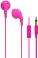iLuv BBGUMTALKSPN Bubble Gum Talk Flexible Jelly-type Stereo Earphones with Mic and Remote, Pink; For all iPhone, all iPod touch, all iPod nano, all iPad Air, alll iPad, all Galaxy S series, all Galaxy Note series, all Galaxy Tab series, LG, HTC, and other smartphones, tablets and 3.5mm audio devices; Ultra-lightweight, comfortable design; UPC 639247139305 (BBGUMTALKS-PN BBGUMTALKS)  