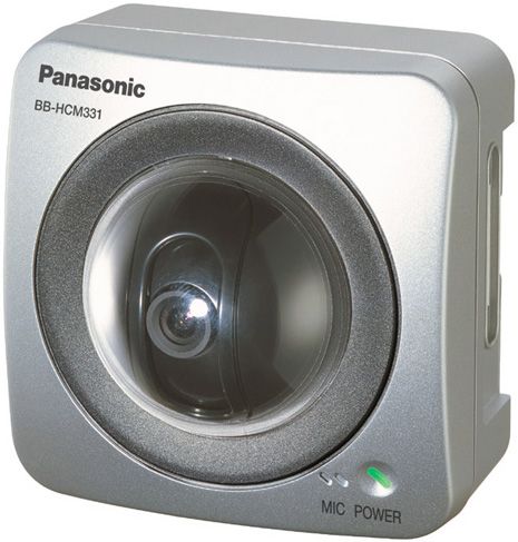 Panasonic BB-HCM331A Outdoor Network Camera with 2-Way Audio, 30fps, 2 Way Audio, CCD, 0.2 Lux night view, High Speed Motors, 640 x 480 Quality Video Resolution  IPv6 security outdoor pan and tilt, Remote Pan Angle 60 left and right max, Remote Tilt Angle -45 to +20, Adjustments Brightness, White Balance, Automatic Network Configuration Yes, with UPnP supported router, Simultaneous Viewers 30  (BB HCM331A BBHCM331A)