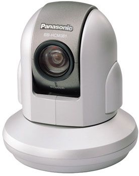 Panasonic BB-HCM381A Network Camera with Remote 3500 Pan and 2200 Tilt, 21x Optical Zoom, 2-Way Audio and IPv6, Bring Any Image Right Up Close, Two-Way Voice Communication, CCD Sensor for Enhanced Image Expression, Record Directly onto SD Cards, JPEG, Motion JPEG File Formats, 12 V DC Input Voltage, 21x  Optical Zoom, NTSCIPv6 Compatibility, 2x Digital Zoom (BBHCM381A BB HCM381A BB-HCM381 BBHCM381) 