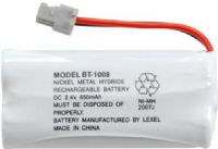 Uniden BBTG0645001 model BT-1008 Rechargeable Phone Battery, Genuine Original UNIDEN Battery shipped with Uniden phones, Nickel Metal Hydride NiMH, DC 2.4V, 650mAh, Manufactured by Lexel for Uniden in China, Works with DECT 2060 DECT 2080 DECT 2080-3 DWX207 WXI2077 43-269 BT-1008S CAS-D6325 BT1008 DCX200 23-956 DWX207 (BBT-G0645001 BBTG-0645001 BT1008 BT 1008) 