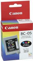 Canon BC05 Genuine Color Ink Cartridge, 3-colour cartridge: cyan, magenta, and yellow, Prints approximately 200 pages at 3.75 percent coverage (BC-05 BC 05) 