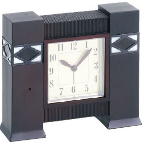 Bolide Technology Group BC1027 Desk Top Clock Hidden Camera, 1/4 inch Color CCD, 420~450 lines resolution, 0.5 Lux, Shutter Speed 1/60 ~ 1/100,000 Sec, S/N Ratio > 45dB, Battery Operated, RCA Connector, Plug & Play, Effective Pixels 512H x 492V(250k Pixels) (BC-1027 BC 1027)