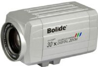 Bolide Technology Group BC2002-AT30 High Resolution Box Camera, PAL / NTSC Signal System, 1/4" Sony Ex-View HAD CCD Image Sensor, More than 480TV Lines Resolution, 768 x 494 Number of Pixels, 0.01 Lux (ICR ON) Minimum Illumination, More than 55dB Signal-to-Noise Ratio, Internal / External Sync, Line Control, RS485, IR Remote optional Control Ports, 12VDC Power Requirements, 150mA Power Consumption (BC2002-AT30 BC2002AT30 BC2002 AT30) 
