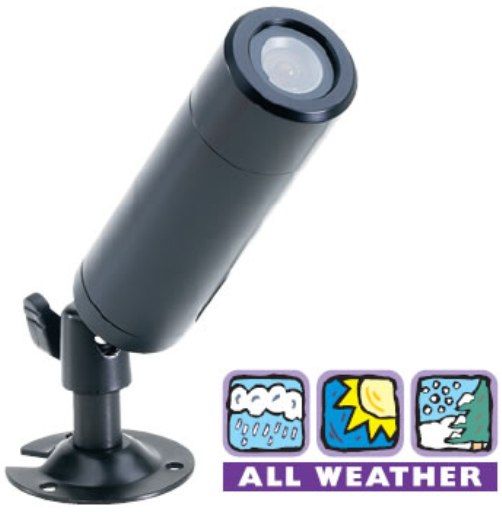 Bolide Technology Group BC2033H Weather Proof Miniature High Resolution Color Bullet Camera, 420 Lines Resolution, 0.2 Lux, Operating Temp 14F ~ 122F, 1/4 inch Sony Super HAD CCD, S/N Ratio > 45dB (BC-2033H BC 2033H BC2033-H BC2033)