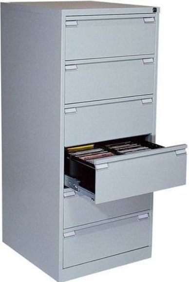 Axcess Bcf96 Six Drawer Multimedia Magnum Media Storage Cabinet