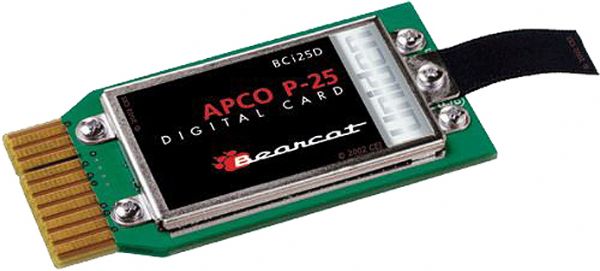 Uniden BCI25D Remanufactured Digital Accessory Card enables APCO P-25 Systems monitoring (BC-I25D BC I25D BCI-25D BCI 25D BC125D BC-125D BC 125D BC1-25D BC1 25D BCI25 BC125)