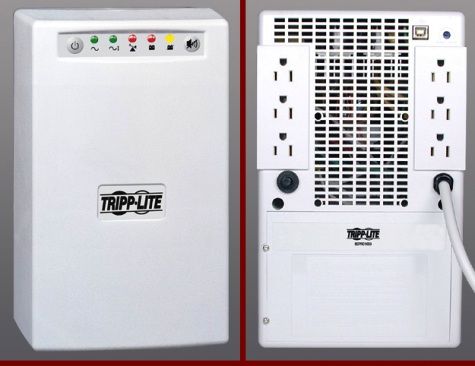 Tripp Lite BCPRO1050 BC Pro Series Standby UPS System, 1050VA/705 watts, Maintains user productivity during utility power problems enabling a safe system shutdown without data loss, Supports a max load of 1050VA/705 watts for 7 minutes, Supports a half load of 525VA/350 watts for 23 minutes, UPC 037332033376 (BCPRO1050 BCPRO-1050 BCPRO BC-PRO1050)