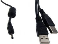 Optoma BC-USUSPDXXX00 Cable USB-A to USB-A 20cm + DC jack 50cm For use with PK102 Projector, UPC 796435061166 (BCUSUSPDXXX00 BC USUSPDXXX00)  