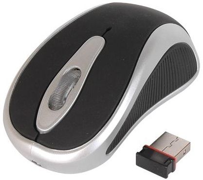 MCM BD-9178G Wireless 2.4Ghz USB Mouse; 800 dpi; 2 Button with clickable scroll wheel; Mini USB receiver; Ergonomic design; Power saving mode; Working range 10-20 meters; Uses 2 AAA batteries (not included) (BD9178G BD9178 BD 9178G)