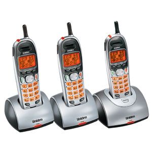 Uniden DCT756-3 Cordless Phone 2.4 GHz, 10 Ring Tones, 10 Melodies, Digital Caller ID/Call Waiting with 3 Handsets (DCT7563 DCT756 DCT-756)