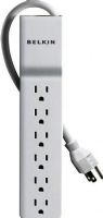 Belkin BE106000-04 Home/Office Surge Suppressor, 6 Receptacles, 3-phase Input Wiring, 1 Input Connectors, Standard Surge Suppression, 555 Joules Surge Energy Rating, 43 dB EMI/RFI Noise Filtration, 36000 A Max Spike Current, UPC 722868594476 (BE10600004 BE106000-04 BE106000 04) 