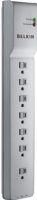 Belkin BE107200-06 Home Series Surge suppressor, 7 x AC Power Receptacles, 1 Input Connectors, Phone line Dataline Surge Protection, Standard Surge Suppression, 2320 Joules Surge Energy Rating, 1 x power cable - integrated - 6 ft Cables Included, UPC 722868594278 (BE10720006 BE107200-06 BE107200 06) 