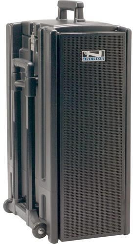 Anchor Audio BEA-7500MU2 Beacon AC/DC Powered with MP3 Player and Two Wireless Receivers, Reach Crowds of 5000+, AC Mode = 150W / DC Mode = 125W, Eight 4 Neodymium Speakers, Three 8 Neodymium Woofers, True AC/DC - 110/220V Power Supply, Two Universal Microphone Input Jacks, Dual Built-in UHF Wireless with 16 User Selectable Channels (BEA7500MU2 BEA 7500MU2)
