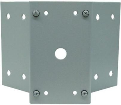 Bolide Technology Group BE-CORNER Corner Mount Bracket Adapter, Designed to attach to a wall mount bracket, allowing a Bolide PTZ camera to be sturdily mounted to the corner of a wall on the inside or outside of a building, Has the added advantage of allowing the use of a single installed camera to monitor two sides of a wall (BECORNER BE CORNER)