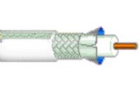Belden BEL-1505A0091000 Model 1505A Coaxial Cable, RG-59/U Type, White Color; 20 AWG solid .032" bare copper conductor; Gas-injected foam HDPE insulation; Duofoil plus tinned copper braid shield (95 Percent coverage); PVC jacket; Dimensions 1000 feet (length); Weight 31 lbs; Shipping Weight 35 lbs; UPC BELDEN1505A0091000 (BELDEN-1505A-0091000 BELDEN-1505A0091000 1505A0091000 1505A-0091000 BTX) 