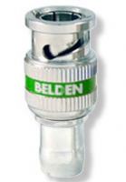 Belden 1505ABHD1 RG59 HD BNC 1 Piece Compression Connector, Green Color and Polished Nickel Finish, Pack of 50; 75 Ohms impedance; Designed to fit with Belden Brilliance cable creating the perfect cable-to-connector combination; Extended BNC Head Knurl nut design to ease identification and installation; For Belden Cable Parts 1505A, 1505F, 1505S3, 1505S5, 1505S6; Weight 2.5 lbs; UPC 845671002362 (BELDEN-1505ABHD1 BELDEN1505ABHD1 1505A BHD1) 