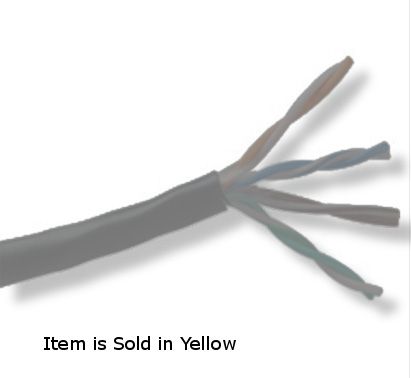 Belden 1583A 0041000 Model 1583A Multi-Conductor, UTP Category 5e Nonbonded-Pair Cable, Yellow Color; CAT5e (200MHz); 4-Pair; U/UTP-Unshielded; Riser-CMR; Premise Horizontal Cable; 24 AWG Solid Bare Copper Conductors; Polyolefin Insulation; Ripcord; PVC Jacket; Dimensions 1000 feet (length), Weight 18 lbs; Shipping Weight 20 lbs; UPC BELDEN1583A0041000 (BELDEN-1583A-0041000 BELDEN-1583A0041000 1583A-0041000 1583A0041000)