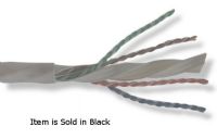 BELDEN10GX120101000 Model 10GX12 Multi-Conductor, Enhanced CAT6A Nonbonded-Pair UPT Cable, Black Color; CAT6A (625MHz); 4-Pair; U/UTP-Unshielded; Riser-CMR; Premise Horizontal Cable; 23 AWG Solid Bare Copper Conductors; Polyolefin Insulation; Patented Double-H spline; Ripcord; PVC Jacket; Dimensions 1000 feet (length), Weight 35 lbs; Shipping Weight 36 lbs; UPC BELDEN10GX120101000 (BELDEN10GX120101000 WIRE MULTICONDUCTOR TRANSMISSION CONNECTIVITY) 