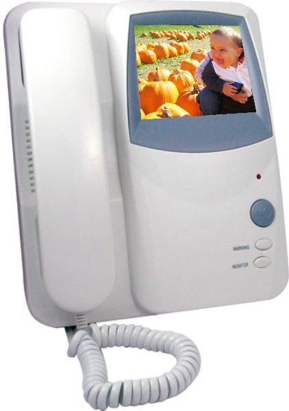 Bolide Technology Group BE-VDPC High Resolution B/W Video Door Phone, Color Flat CRT Monitor Type, 4