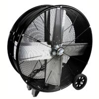 MaxxAir BF30BDBLKPRO Pro Direct Series 30" Drive Barrel Fan; 30" Fan Diameter, 2 Speeds; This model offers a reliable, economical solution to all your medium sized ventilation requirements; Metal Construction; 4 Blade Quantity, Aluminum Blade type; Black Color finish; Dimensions  32.25" W x 33.75" H x 14.25" D; Weight 43 Lbs; UPC 047242723649 (BF30BDBLKPRO BF-302BD-BLKPRO MAXXAIR-BF30BDBLKPRO) 