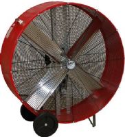 MaxxAir BF36BD RED High Velocity Belt Drive Drum Fan, 2-speed, thermally protected 1/2 HP PSC motor with CFM of 10,200/7,300, Rugged, 22-gauge steel powder-coated housing, Rust-restistant powder-coated grilles, Convenient handle for easy portability, UPC 047242736335 (BF36BD RED BF36BD-RED BF36BDRED BF36BD BF36BD BF36 BD) 