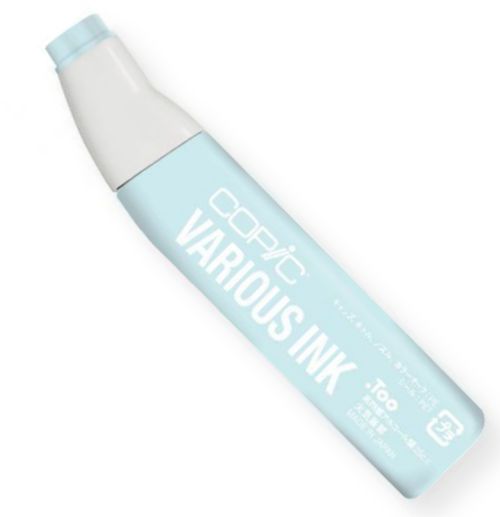 Copic BG11-V Various Moon White Ink; Copic markers are fast drying, double ended markers; They are refillable, permanent, non toxic, and the alcohol based ink dries fast and acid free; Their outstanding performance and versatility have made Copic markers the choice of professional designers and papercrafters worldwide; EAN 4511338004470 (BG11-V BG11V VARIOUS-BG11-V COPICBG11-V COPIC-BG11-V COPIC-BG11V)