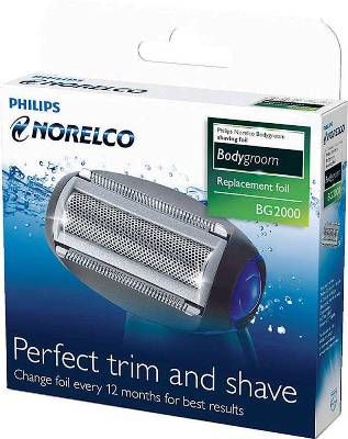 Norelco BG2000/40 Replacement Shaving Foil Head For use with Bodygroom Series 3000 and 7000 Shavers, UPC 075020016485 (BG200040 BG2000-40 BG-2000/40 BG2000)