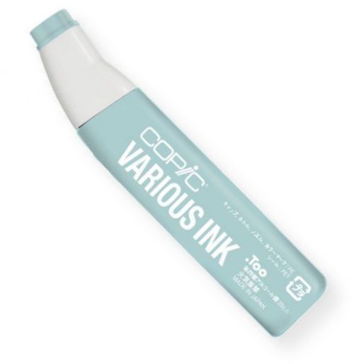 Copic BG53-V Various Refill Ice Mint Ink; Copic markers are fast drying, double ended markers; They are refillable, permanent, non toxic, and the alcohol based ink dries fast and acid free; Their outstanding performance and versatility have made Copic markers the choice of professional designers and papercrafters worldwide; EAN 4511338052433 (BG53-V BG53V VARIOUS-BG53-V COPICBG53-V COPIC-BG53-V COPIC-BG53V)