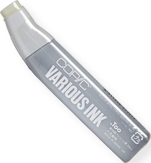 Copic BG90-V Various Refill Ink Gray Sky; Copic markers are fast drying, double ended markers; They are refillable, permanent, non toxic, and the alcohol based ink dries fast and acid free; Their outstanding performance and versatility have made Copic markers the choice of professional designers and papercrafters worldwide; EAN 4511338053072 (BG90-V BG90V VARIOUS-BG90-V COPICBG90-V COPIC-BG90-V COPIC-BG90V)