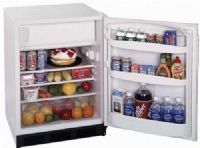 Summit BI540LSSTB Built-in Refrigerator, 5.1 cu. ft., Wrapped Stainless Steel Door with Front Mounted Lock, Interior light, Automatic defrost, Adjustable thermostat, 115 volt, 60 hz, Dimensions 33 1/2" × 23 5/8" × 23 1/2" (height adjustable to 34 3/4"), UPC 761101004471 (BI540L-SSTB BI-540LSSTB BI540L) 