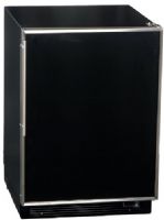 Summit BI605BFFFR Under-counter Refrigerator-Freezer, Black, 6.0 cu.ft. Capacity, Black Door with Frame for Panel, Large capacity, Auto-defrost in both sections, True built-in design with bottom condenser and flush back, Reversible door (BI-605BFFFR BI605BFF BI605B BI605-BFFFR BI605 BI-605) 