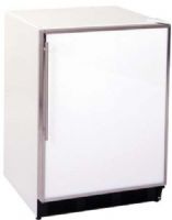 Summit BI605FR Under-counter Refrigerator-Freezer, White, 6.0 cu.ft. Capacity, Stainless steel frame accepts custom panels, Large capacity, True built-in design with bottom condenser and flush back, Reversible door, Interior light, Energy efficient design (BI-605FR BI605-FR BI-605-FR BI605F BI605) 