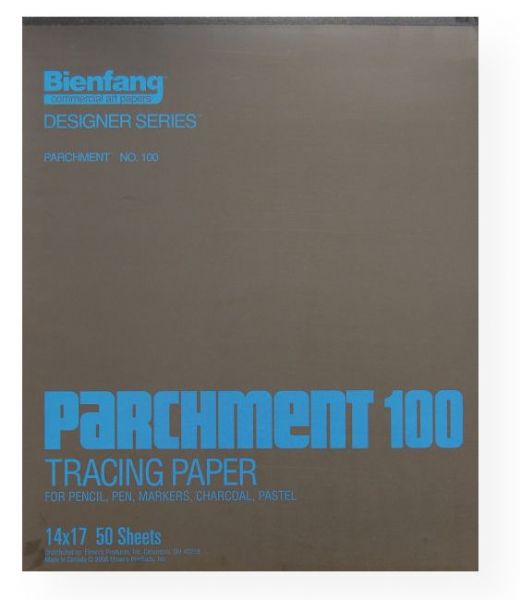 Bienfang 240142 Parchment Tracing Pad 14