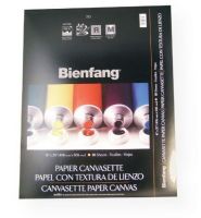 Bienfang 270151 Paper Canvasette Pad 16 x 20; Canvas-like rough surface texture may be easily stretched, mounted, or used directly in the pad; Pre-primed matte finish prevents cracking, bleed through, peeling, or oil deposit rings; 10-sheet pads; Shipping Weight 2.00 lbs; Shipping Dimensions 20.00 x 16.00 x 0.41 inches; UPC 079946026542 (BIENFANG270151 BIENFANG-270151 BIENFANG/270151 CANVAS PAINTING) 