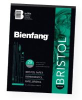 Bienfang 527K-140 Vellum Finish White Drawing Bristol Board Pads 14 x 17; A heavyweight, recycled, white drawing surface; 146 lb weight paper; Acid-free to resist yellowing and aging; Both surface textures are excellent with pencil, pen and ink, and very good with markers and light washes; Vellum finish maintains true color; Smooth finish does not feather or bleed; 20-sheet pads; UPC 079946527407 (BIENFANG527K140 BIENFANG-527K140 BIENFANG-527K-140 BIENFANG/527K140 ARTWORK PAPER) 