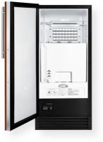 Summit BIM44GIFADA Commercial Ice Maker with 25 lbs. Storage Capacity - 15", Black Cabinet, Reversible door, LHD Left Hand Door Swing, Insulated storage bin, Clear ice cube production, Ice scoop, 32 3/8" height fits under lower, Stainless steel door includes professional handle, ENERGY STAR qualified, ADA Compliant and Drain Required, UPC 761101029283 (BIM44GIFADA BIM-44GIF-ADA BIM 44GIF ADA) 