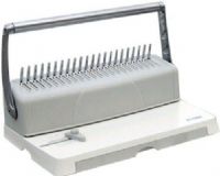 Intelli-Zone BINBEIB150 Intelli-Bind IB150 Manual Comb Binding Machine, Capable of punching up to 12 sheets of paper, Max Page Size A4, A5, B5 (11.7-inches), Adjustable Edge Distance 3/32" - 7/32" (2.5 - 5.5mm), Maximum Binding Size 2" (50mm), 21 Rings, Convenient drawer stores punched paper, UPC 794504662917 (BIN-BEIB150 BINB-EIB150 BINBE-IB150 IB-150 IB 150) 
