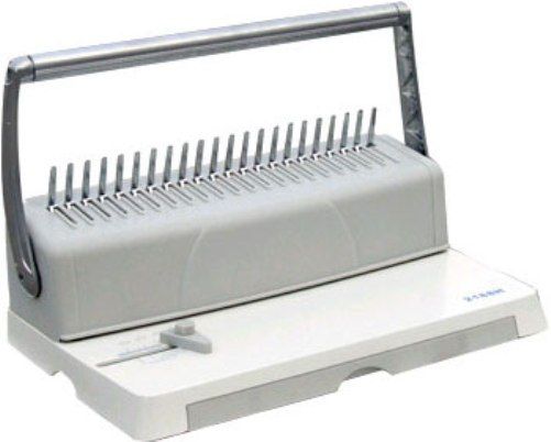Intelli-Zone BINBEIB150 Intelli-Bind IB150 Manual Comb Binding Machine, Capable of punching up to 12 sheets of paper, Max Page Size A4, A5, B5 (11.7-inches), Adjustable Edge Distance 3/32