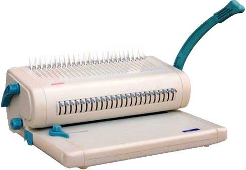 Intelli-Zone BINBEIB600 Intelli-Bind IB600 Manual Comb Binding Machine, Capable of punching up to 20 sheets of paper, Max Page Size A4, A5, B5 (11.7-inches), Adjustable Edge Distance 3/32