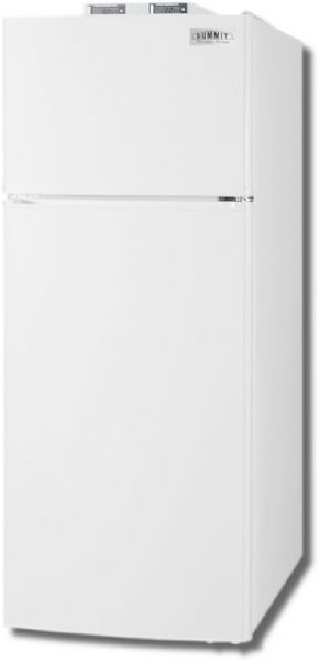 Summit BKRF1118W Frost-free Break Room Refrigerator-freezer In White With Nist Calibrated Alarm/thermometers; NIST calibrated thermometers, two traceable thermometers provide an external readout of the current and high/low refrigerator and freezer temperature to the nearest tenth of a degree; Unit's height and control location meets guidelines for ADA compliant refrigeration; Allows you to better separate those TV dinners from your ice cream (SUMMITBKRF1118W SUMMIT BKRF1118W SUMMIT-BKRF1118W)