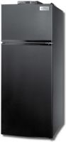 Summit BKRF1119B Frost-free Break Room Refrigerator-freezer In Black With Nist Calibrated Alarm/thermometers; High/low temperature alarms, both thermometers include an audible alarm that can be set by the user; No-frost convenience for reduced user maintenance;  Rearrange your refrigerator space to accommodate all shapes and sizes or remove shelves for a simple clean-up; User-reversible door swing for added flexibility (SUMMITBKRF1119B SUMMIT BKRF1119B SUMMIT-BKRF1119B) 