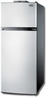 Summit BKRF1159SS Frost-free Break Room Refrigerator-freezer In Stainless Steel With Nist Calibrated Alarm/thermometers; NIST calibrated thermometers, two traceable thermometers provide an external readout of the current and high/low refrigerator and freezer temperature to the nearest tenth of a degree; Unit's height and control location meets guidelines for ADA compliant refrigeration; Limited space is no problem for our thin-line models, designed specifically for those hard-to-fit spots; (SUMM 