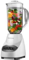 Black & Decker BLBD10PW Glass Plastic Blender, 10 speed and pulse function, 50 ounce plastic jar with level markings, Cover with 1 ounce measuring cup (30 ml), Blades multi-level stainless steel, The pieces can be washed in the dishwasher machine, Nozzle easily serve (BL-BD10PW BLB-D10PW BLBD-10PW BLBD 10PW BLBD10-PW BLBD10) 